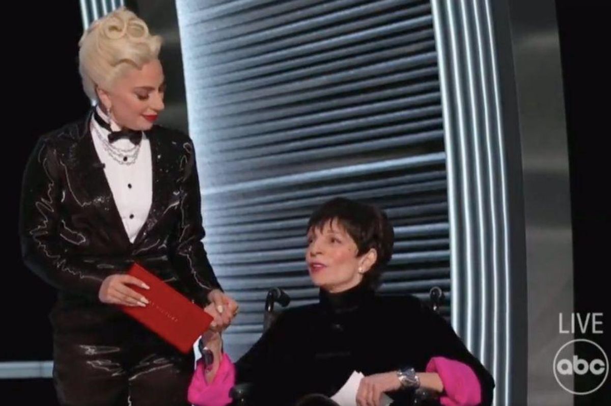 Lady Gaga's moment with Liza Minnelli was a beautiful example of caring with dignity