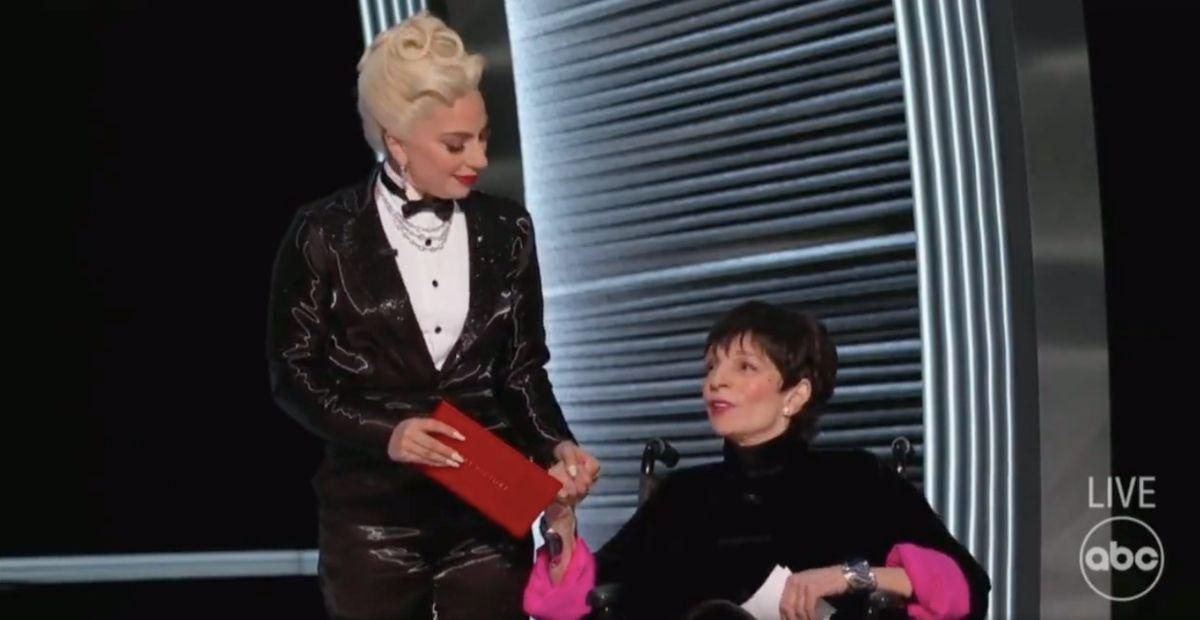 Lady Gaga's moment with Liza Minnelli was a beautiful example of caring with dignity