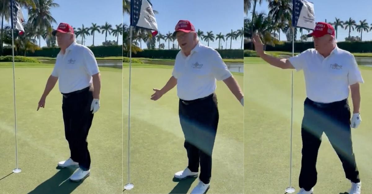 Trump Mocked For Bonkers Official Statement Claiming A 'Hole In One': 'I Am A Very Modest Individual'