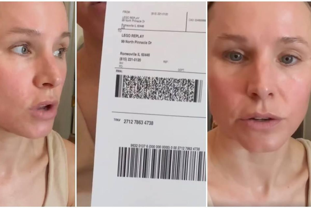 kristen bell, lego recycle, lego replay