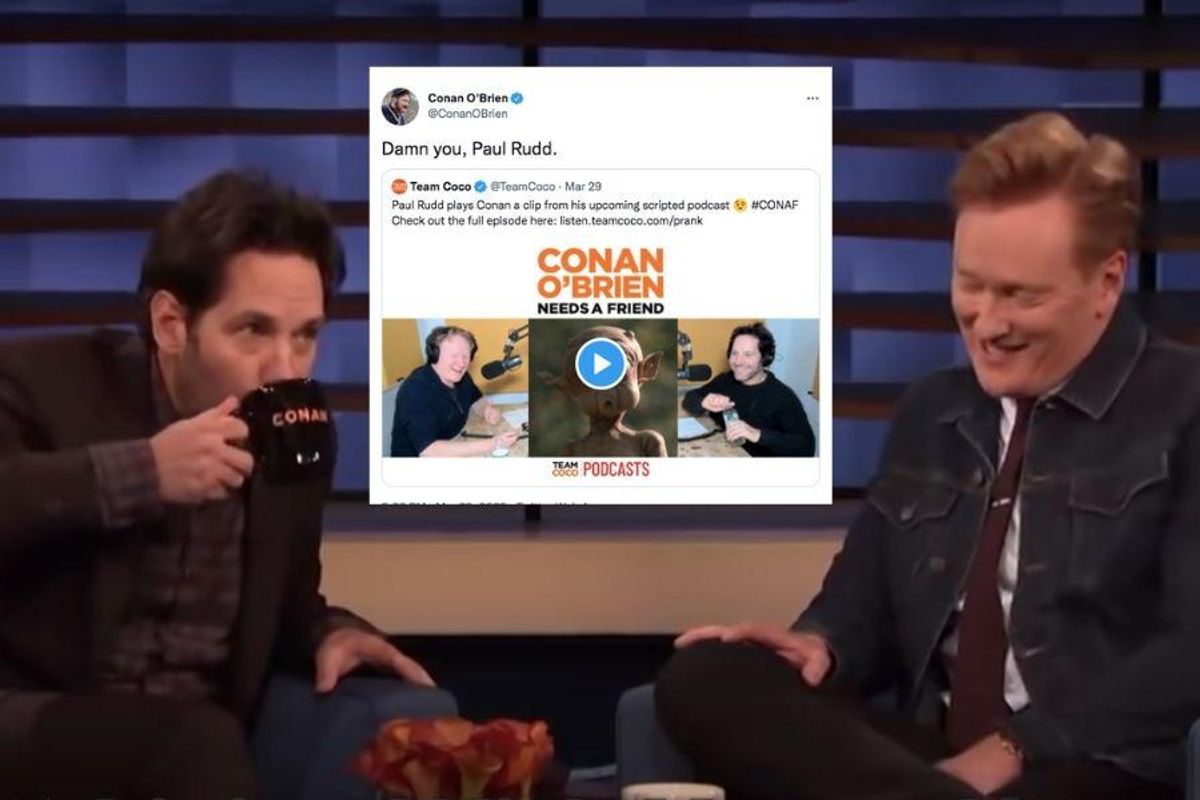 paul rudd, conan o'brien