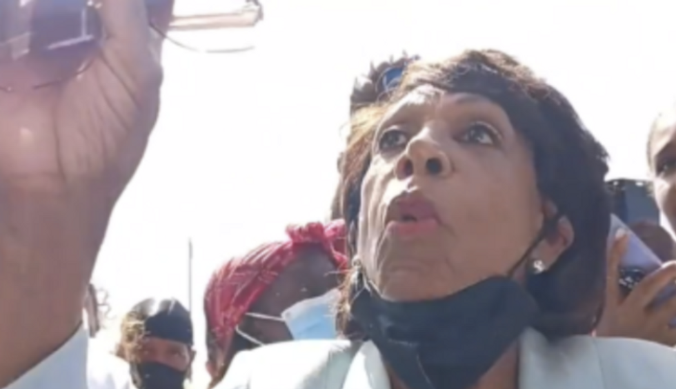 Video: Maxine Waters tells group of homeless people to 'go home,' instructs journalist not to cover chaotic event