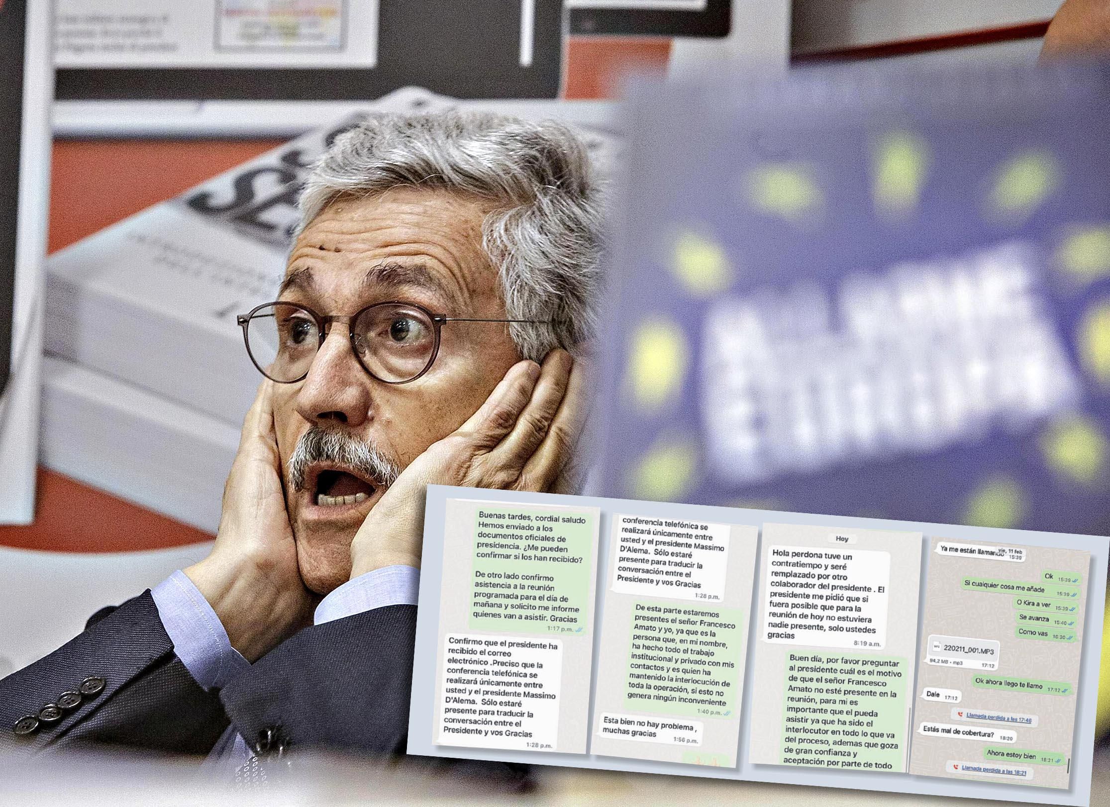 Gli sms che smontano le bugie di D’Alema