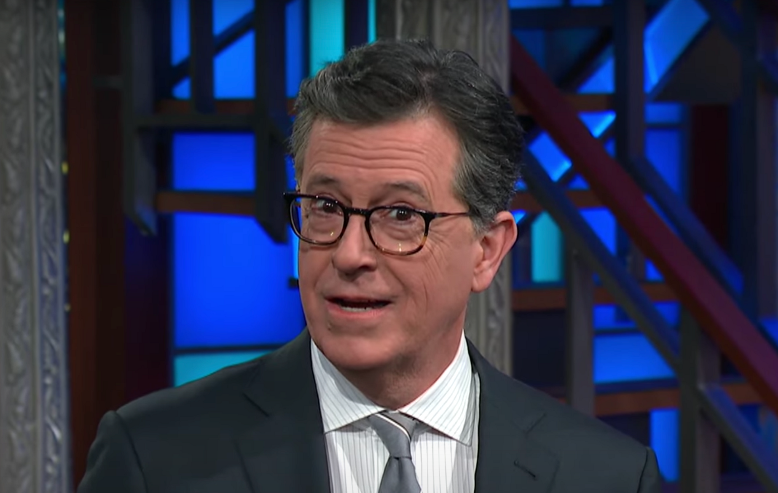 CBS Had to Bleep Out Colbert's Reaction to the Network Hiring Trump's Ex-Chief of Staff as On-Air Analyst