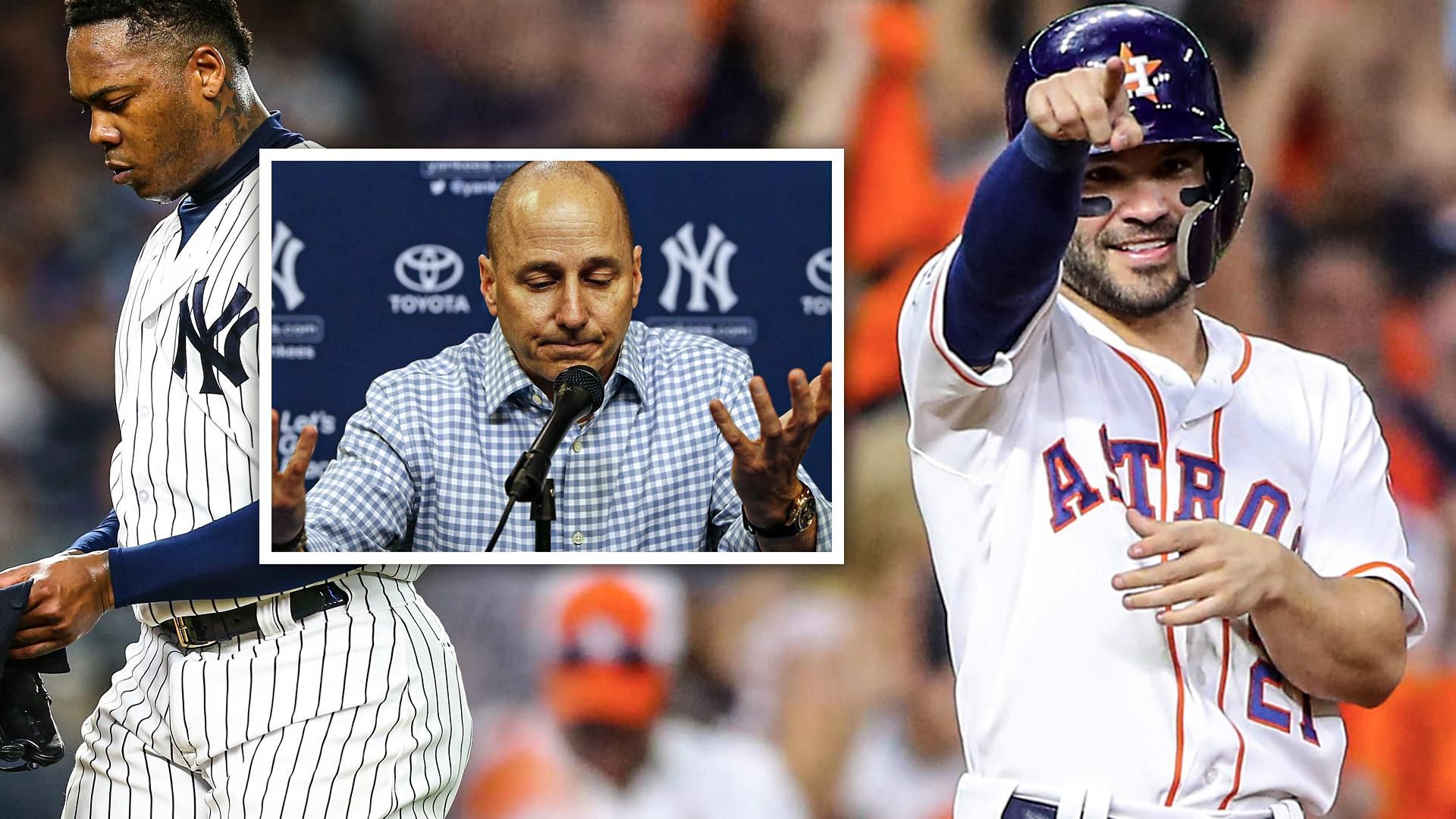 Astros Jose Altuve, Yankees Chapman Cashman
