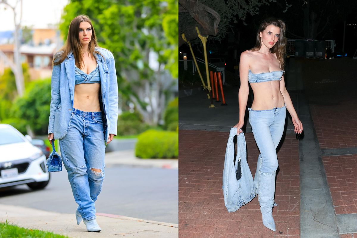 Fashion, Shopping & Style  Julia Fox Turned Her Low Rise Jeans