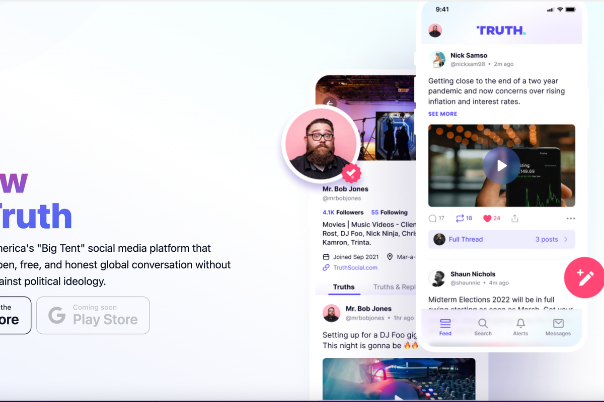 Trump's Truth Social Is Kind Of A Trash Fire