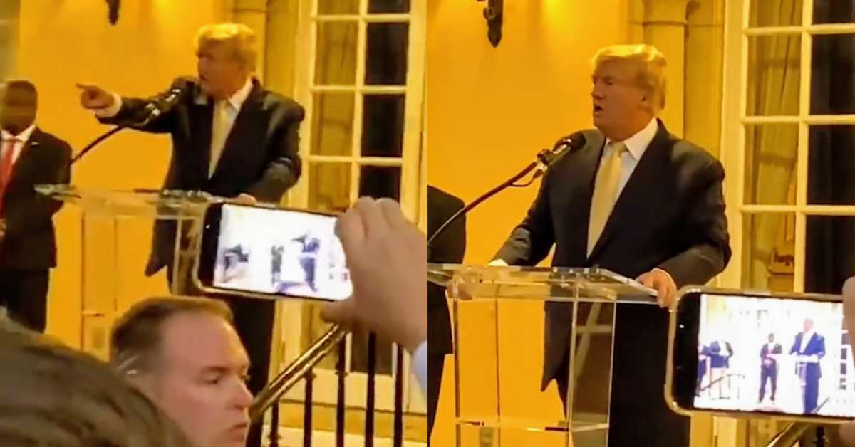 Trump Tells 'Gays For Trump' Supporters 'You Don't Look Gay' In Mind-Numbing Rally Video