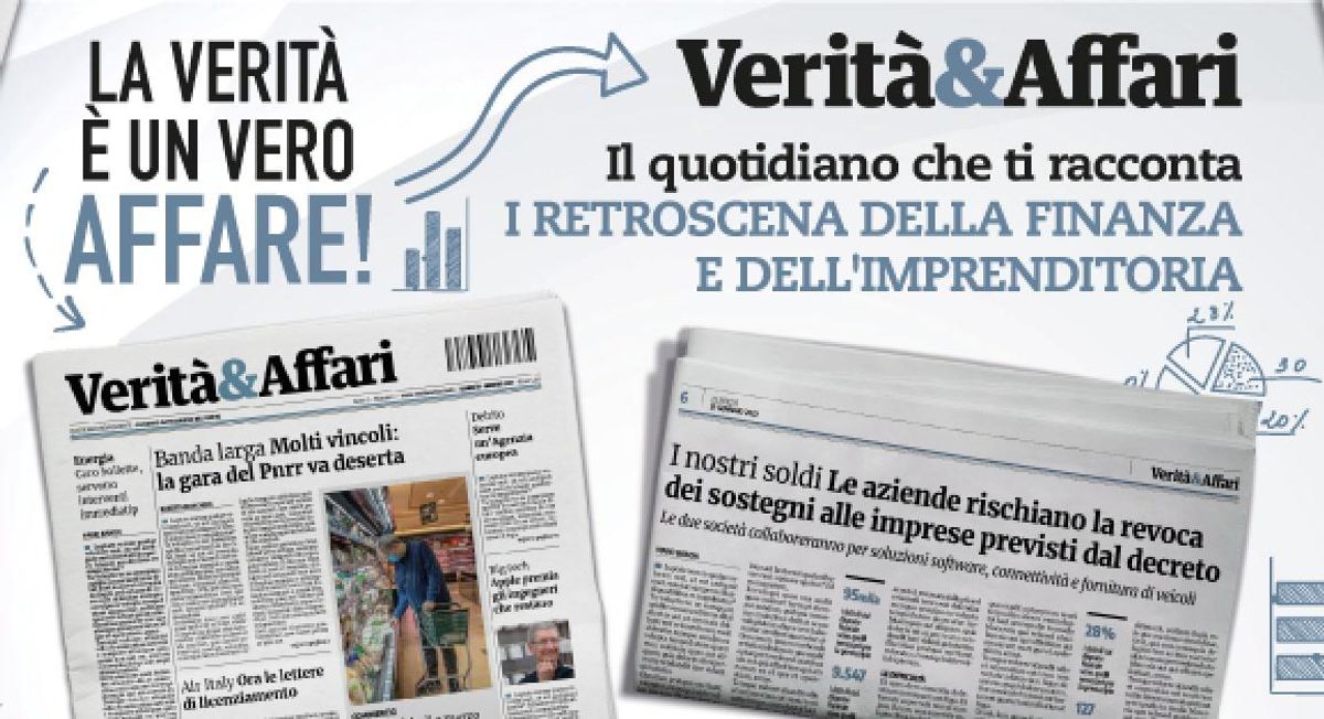 Da domani in edicola il nuovo quotidiano Verità&Affari
