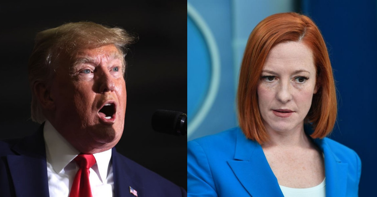 Trump Slammed For Joking Jen Psaki Is Going To MSNBC 'Because They Need A Redhead'