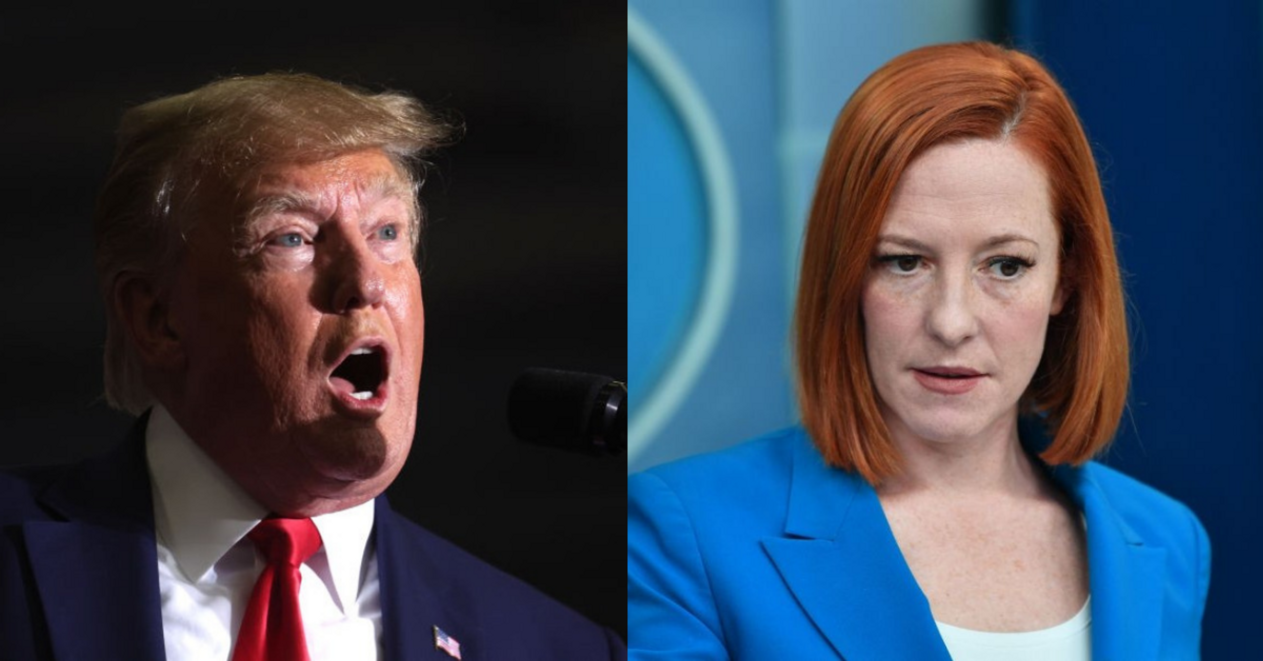 Trump Slammed For Joking Jen Psaki Is Going To MSNBC 'Because They Need A Redhead'
