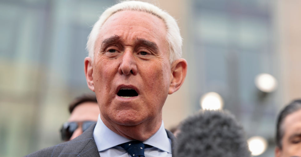 Roger Stone Claims 'Satanic Portal' Hovers Over White House—And Has Pictures To Prove It