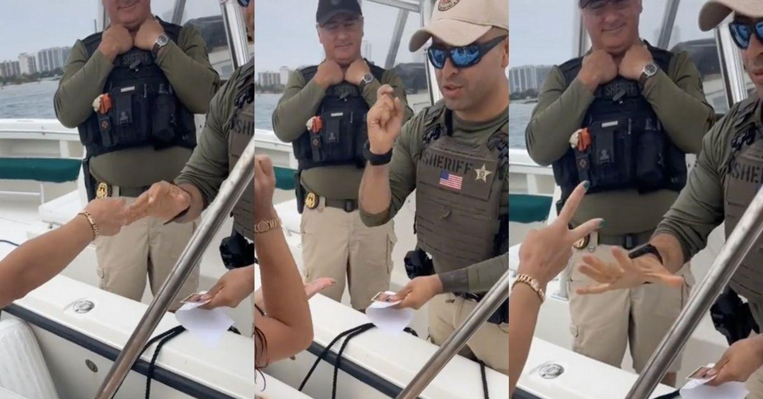 Boaters Spark Debate After Claiming They 'Got Out Of A Felony' By Winning Rock, Paper, Scissors Against Cop