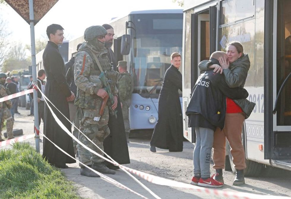 Civilians Evacuated From Mariupol, Russia Denies Seeking 'Regime Change'
