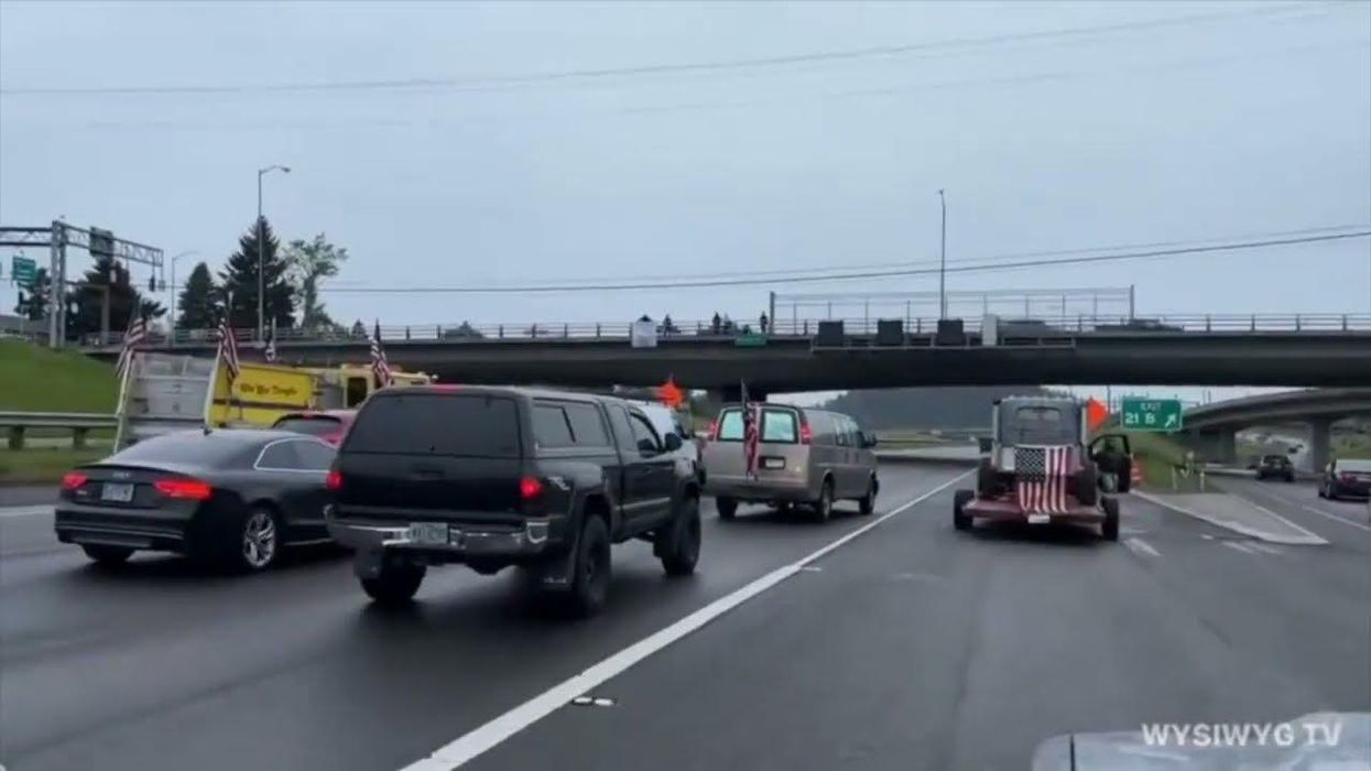 Trucker ‘Convoy’ Arrives In Northwest Amid Random Gunfire And Political Confusion