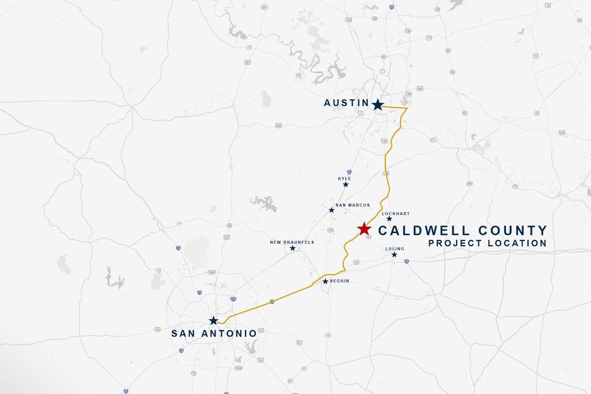 Massive 3,173-acre mixed-use development to be built between Austin and San Antonio