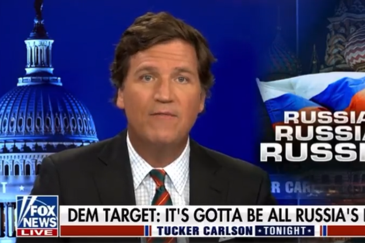 Russian TV Loves It When Tucker Washes Blood Off Putin's Hands