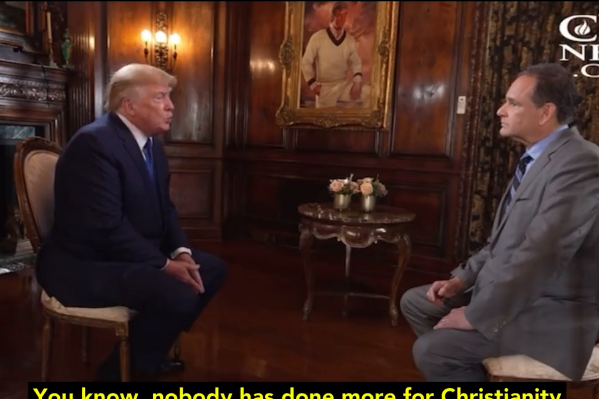 Trump Channels Dead Transphobic Walt Disney, Declares Self Bigger Than Jesus