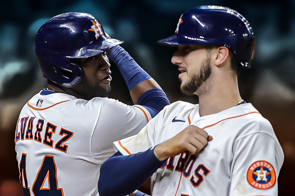 How one Astros player specifically is playing at a blistering, unsustainable pace