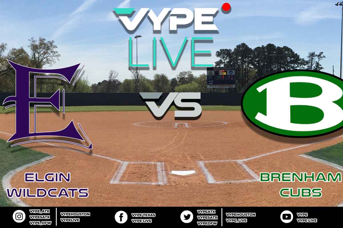 VYPE Live - 5A Area Softball, Game 2: Elgin vs. Brenham
