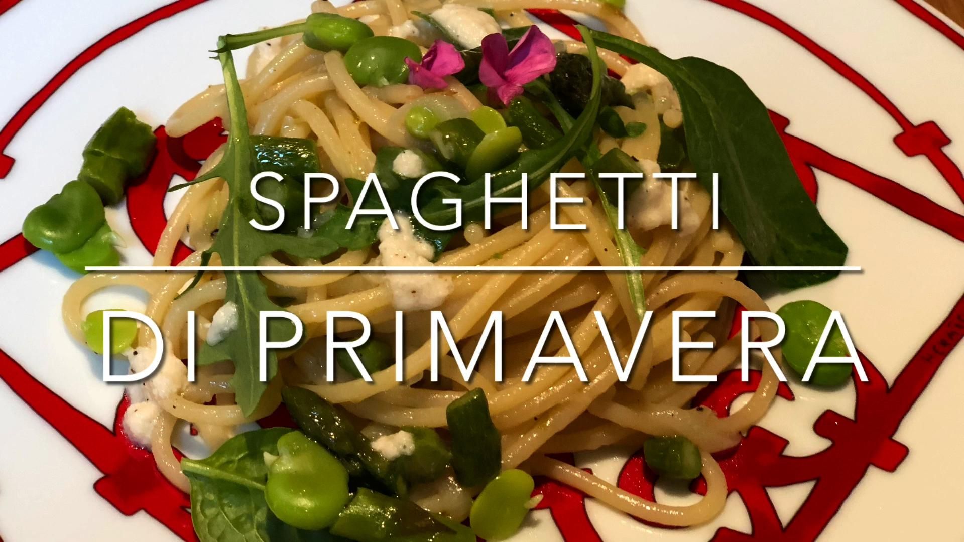 Cuciniamo insieme: spaghetti di primavera