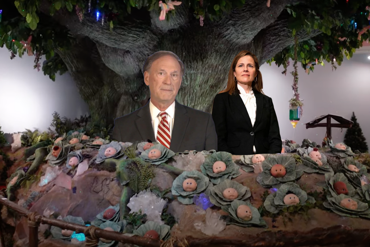 Barrett, Alito Excited To See Forced Birth Increase 'Domestic Supply Of Infants'