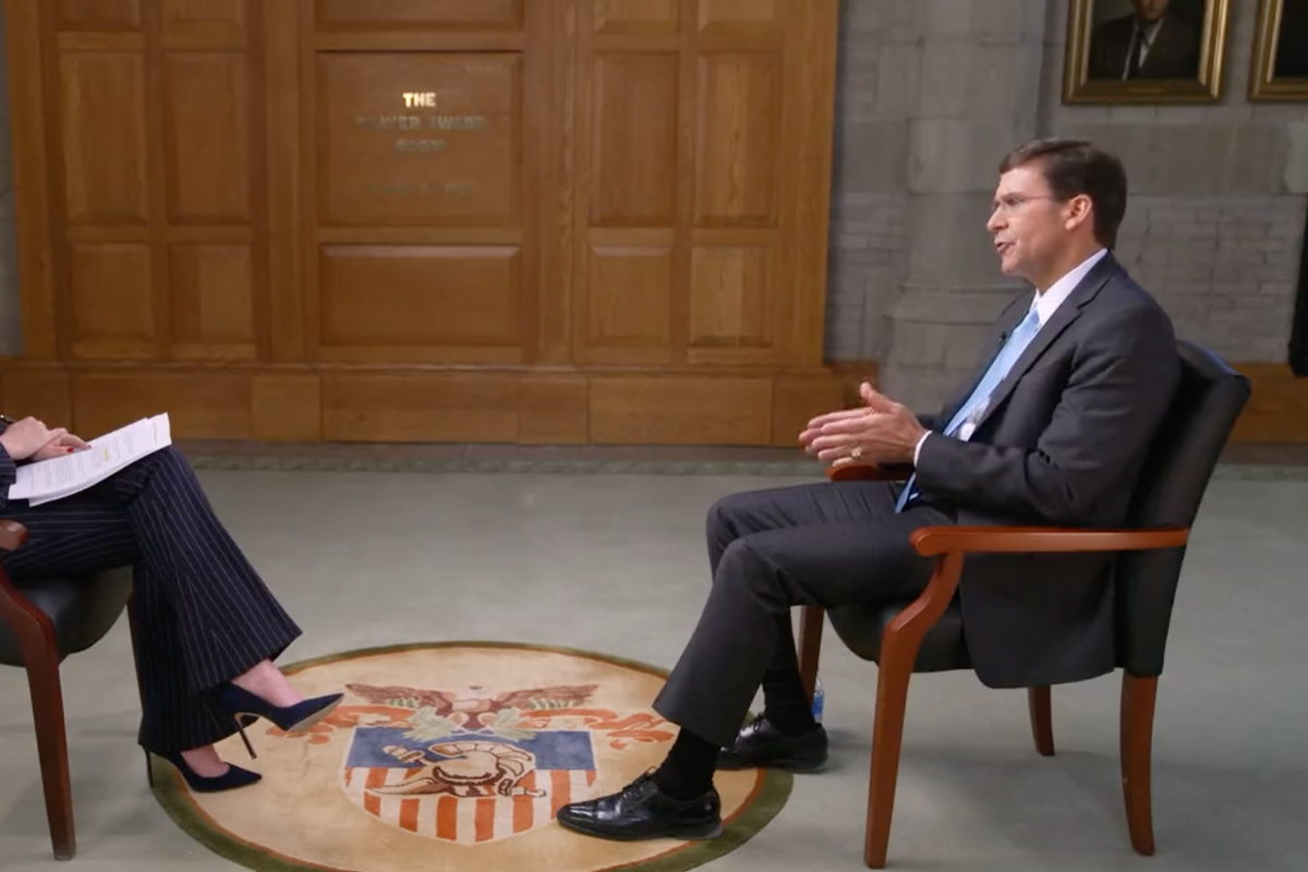 Mark Esper Did Everything He Could To Save Us From Trump, Except Vote For Biden