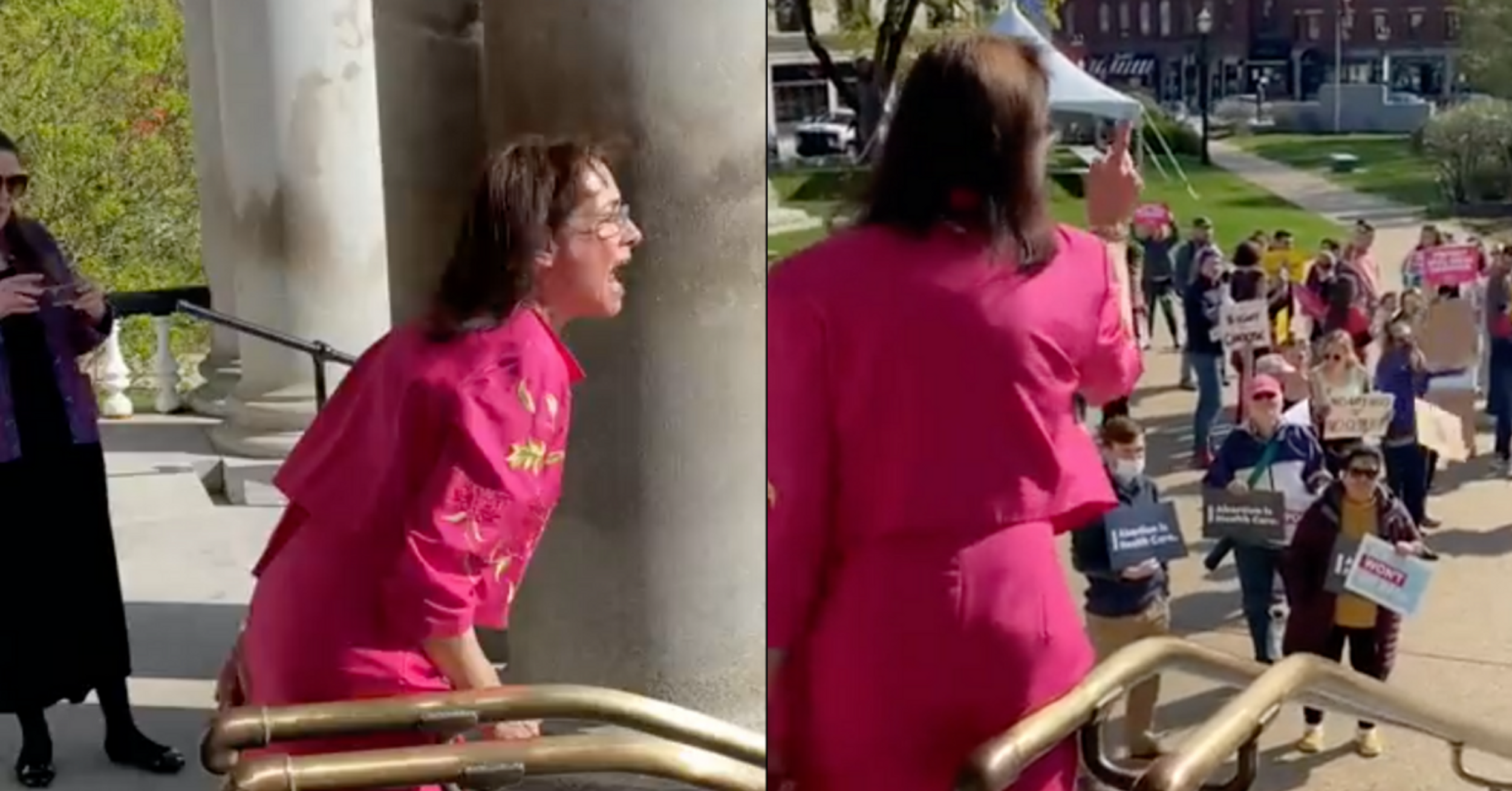 New Hampshire GOP Lawmaker Screams 'Murderers!' At Reproductive Rights Activists In Deranged Freakout