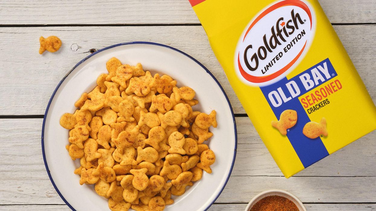 Old Bay-seasoned Goldfish crackers are happening