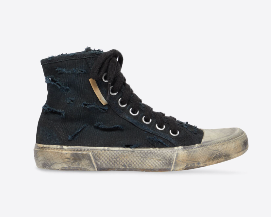 balenciaga distressed sneakers