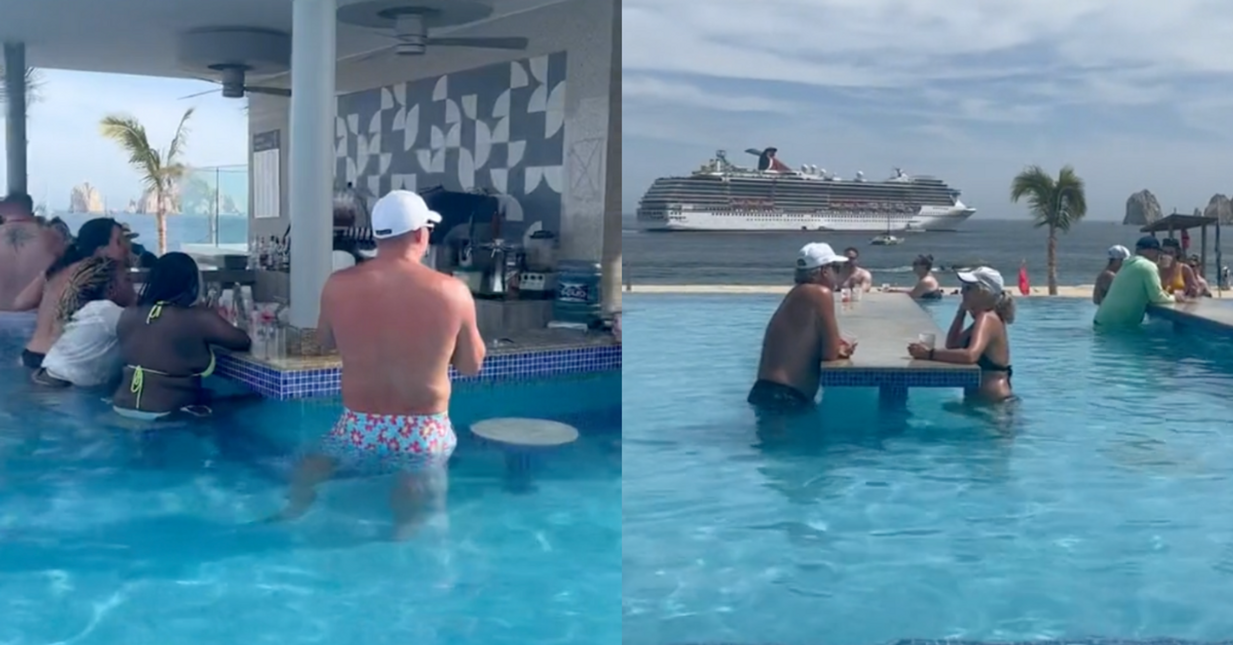 Woman Warns TikTok Why You Should Never Use The Swim-Up Bar At A Resort Pool—And Yikes