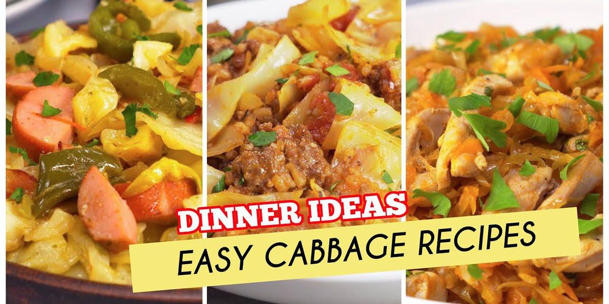 3 Super Delicious Cabbage Recipes | 3 Quick & Easy FRIED CABBAGE Dinners