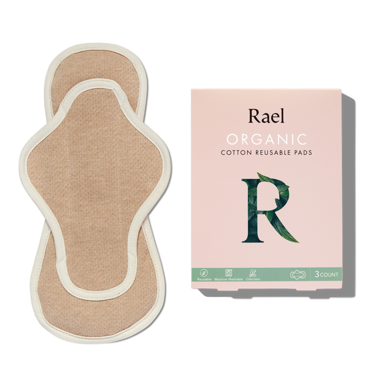 Rael Organic Cotton Reusable Pads - xoNecole