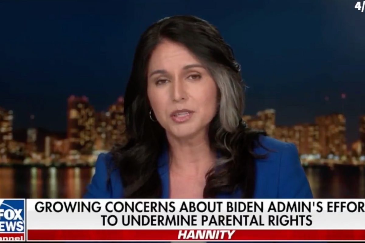 Fake Democrat Tulsi Gabbard Shares Fake Concerns About ‘Parental Rights’ With Her Fox News Buddies