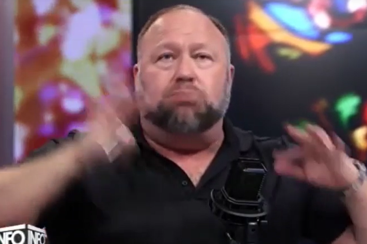Alex Jones So Excited Tucker Shot Part Of His Little Weenus-Tanning Documentary On His Property