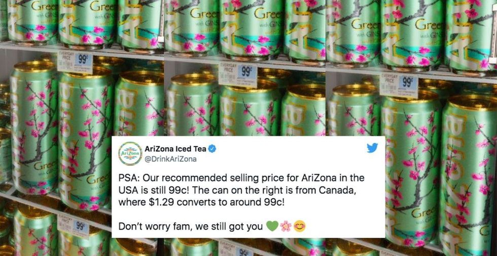 says Upworthy price AriZona - remain co-founder Tea cents 99 will Iced
