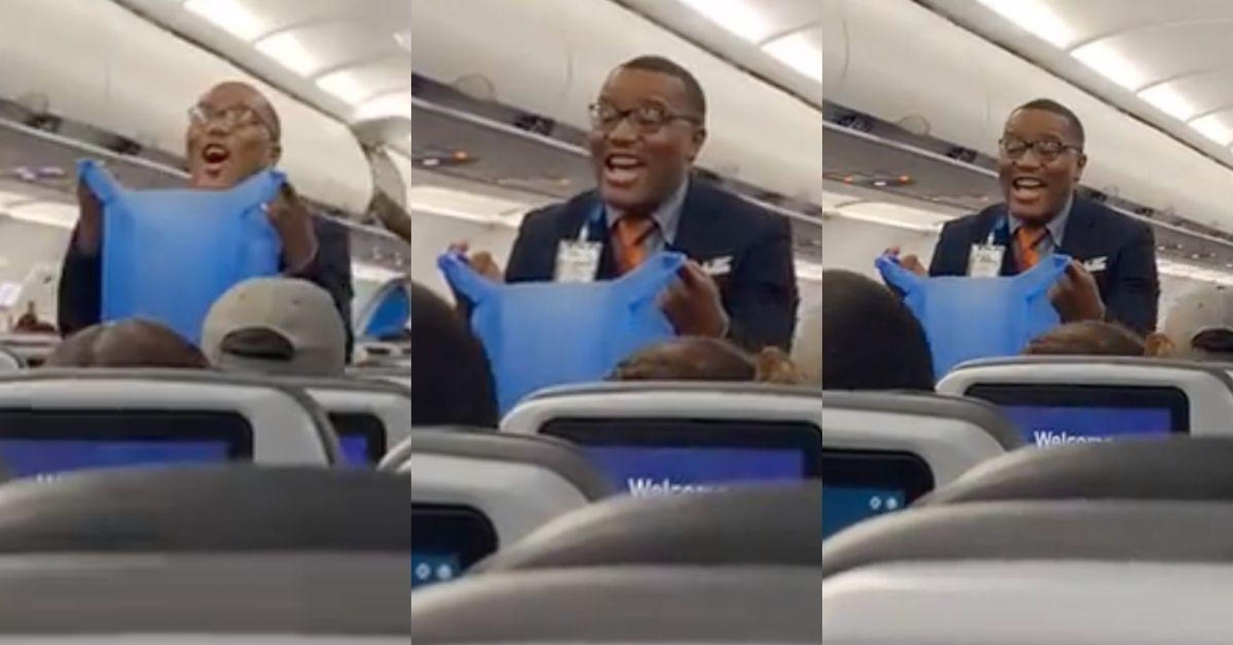 Passengers Cheer As Flight Attendant Sings 'Throw Away Your Mask' In Polarizing Viral Video