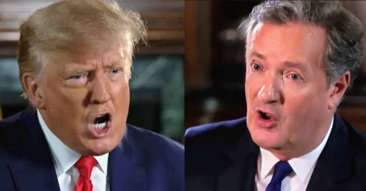 Piers Morgan Explains How He Tricked Trump Into Sitting Down for His Blockbuster Interview After Trump Wanted to Cancel