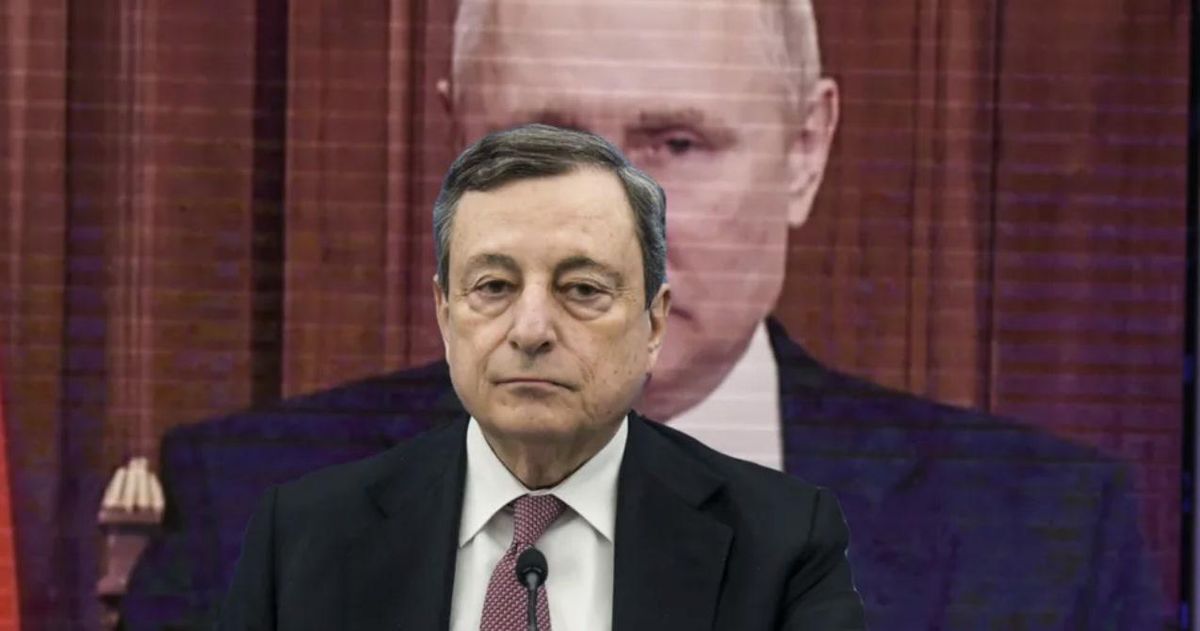 Preso in castagna sulla Russia, Draghi cancella Putin col bianchetto