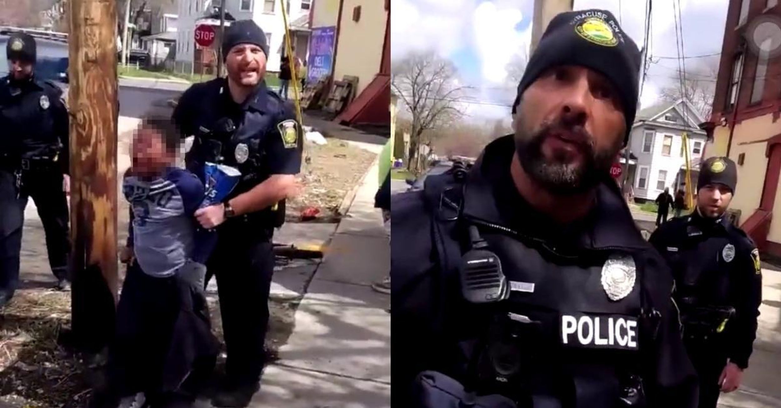 Video Of New York Cops Detaining Sobbing 8-Year-Old Black Boy For Stealing Doritos Sparks Outrage