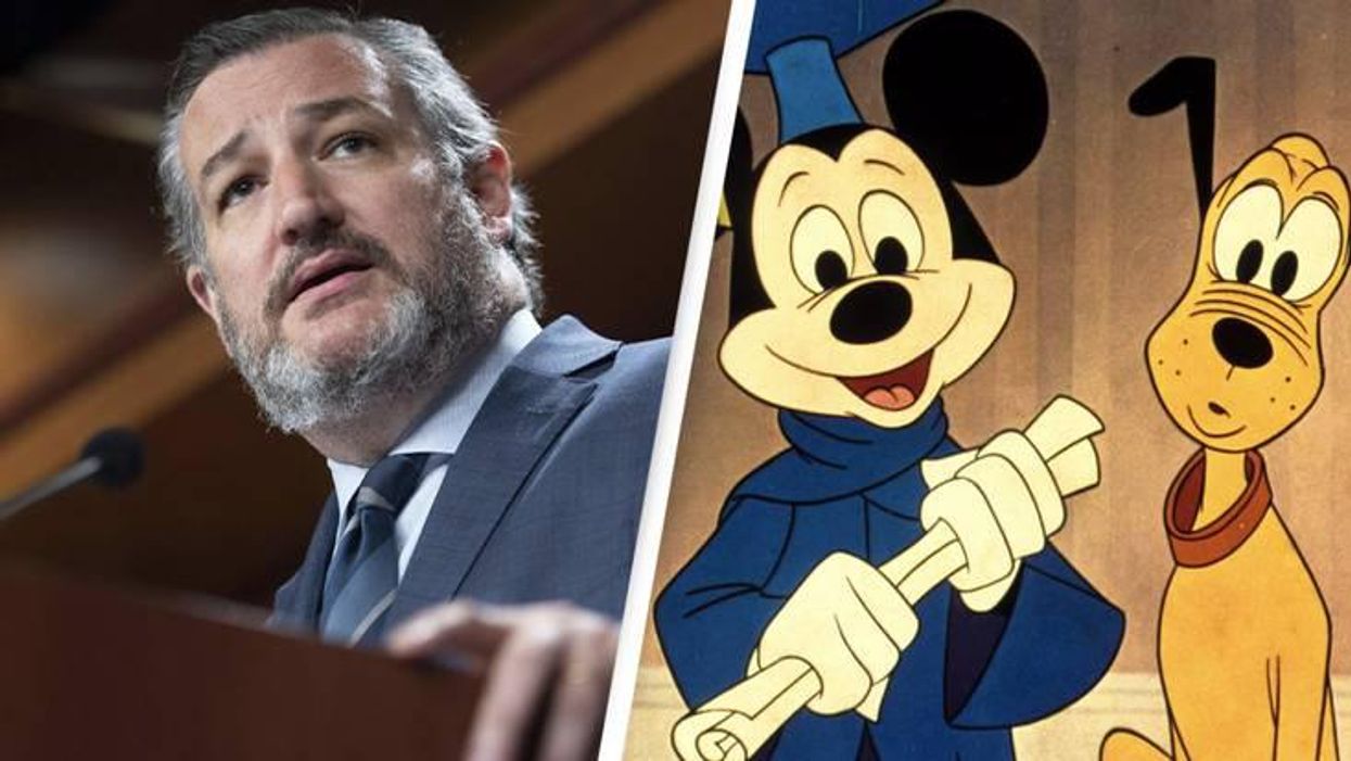 Endorse This: Disney Rejection Of 'Don't Say Gay' Sparked Ted Cruz's Weird Fantasies (Video)