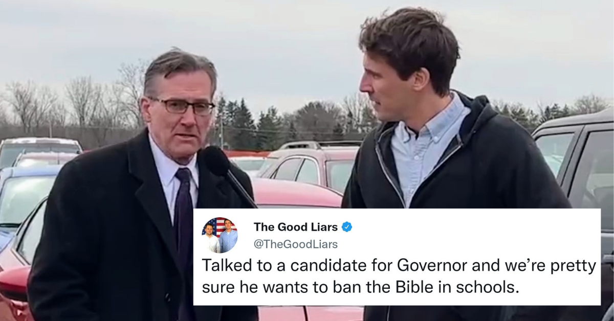 Comedian Epically Trolls GOP Candidate Who Wants To Make The Bible The 'Basic Textbook' In Schools