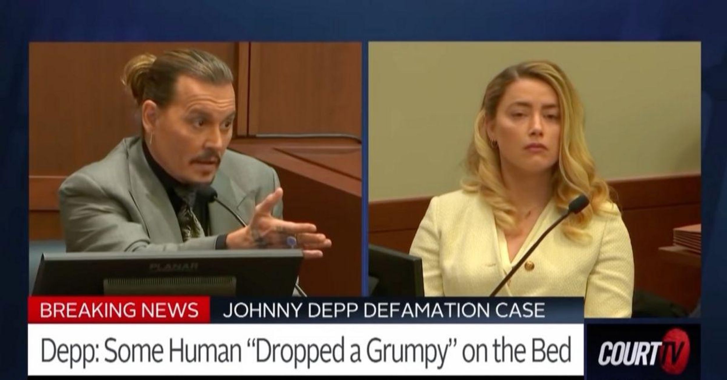 Johnny Depp Describes How Amber Heard Allegedly Pooped On His Bed In Surreal Trial Video