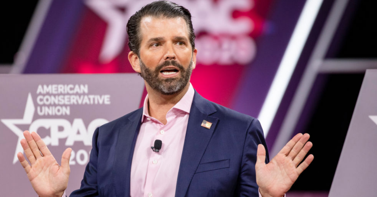 Don Jr. Explains The One Reason He'll Keep Wearing Masks When He Travels—And The Internet Is Rolling Its Eyes