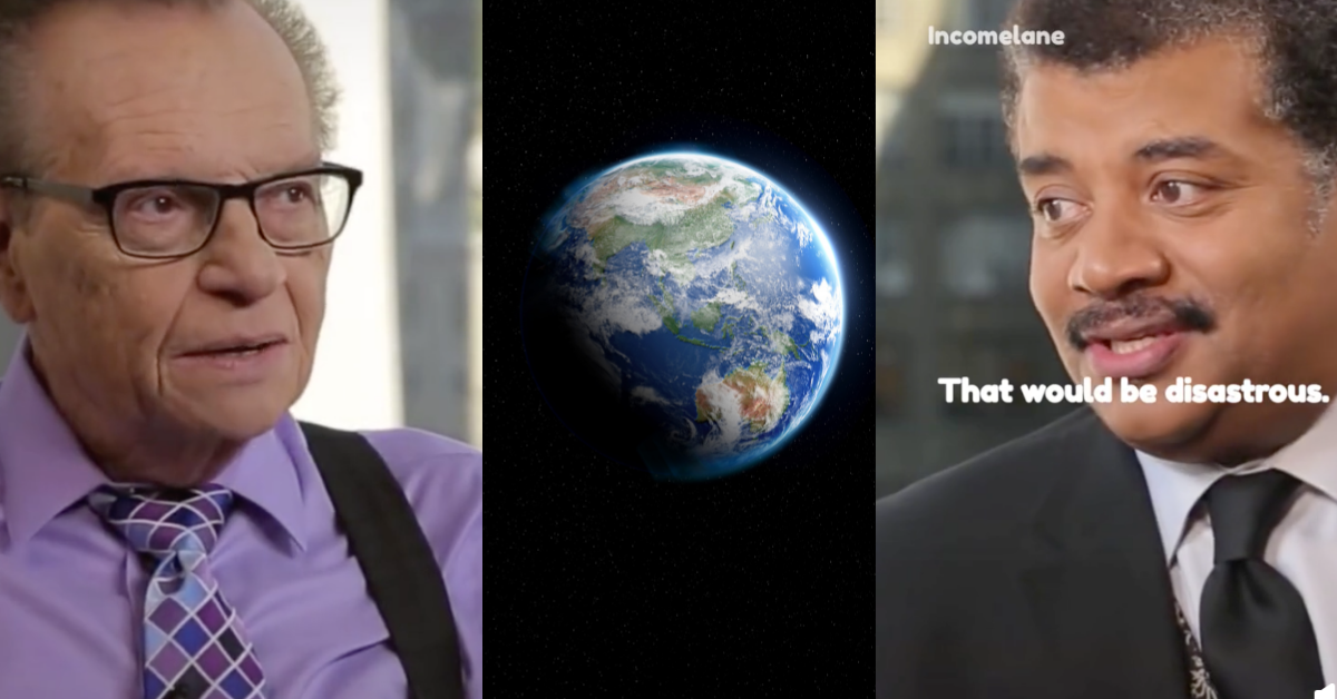 Old Clip Of Neil DeGrasse Tyson Explaining What'd Happen If Earth Stopped Rotating For One Second Has People Shook