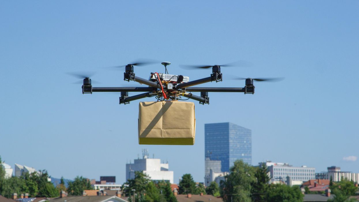 Blue Bell ice cream is being delivered by drone in two Texas cities