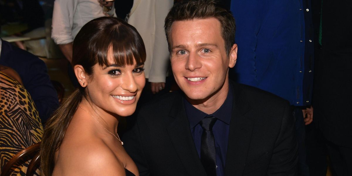 Lea Michele Says She'd Carry Jonathan Groff's Baby