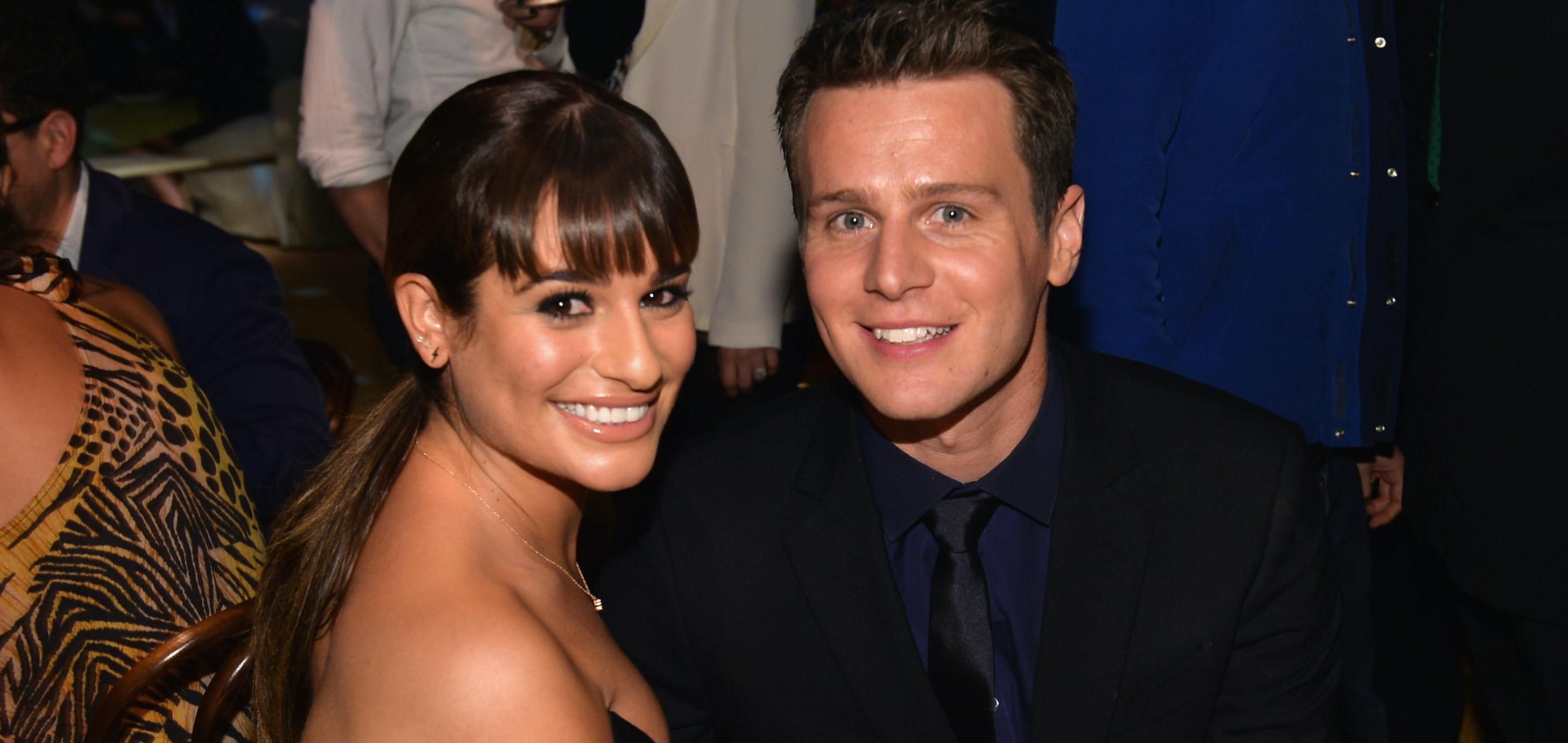 Lea Michele Says She d Carry Jonathan Groff s Baby PAPER Magazine