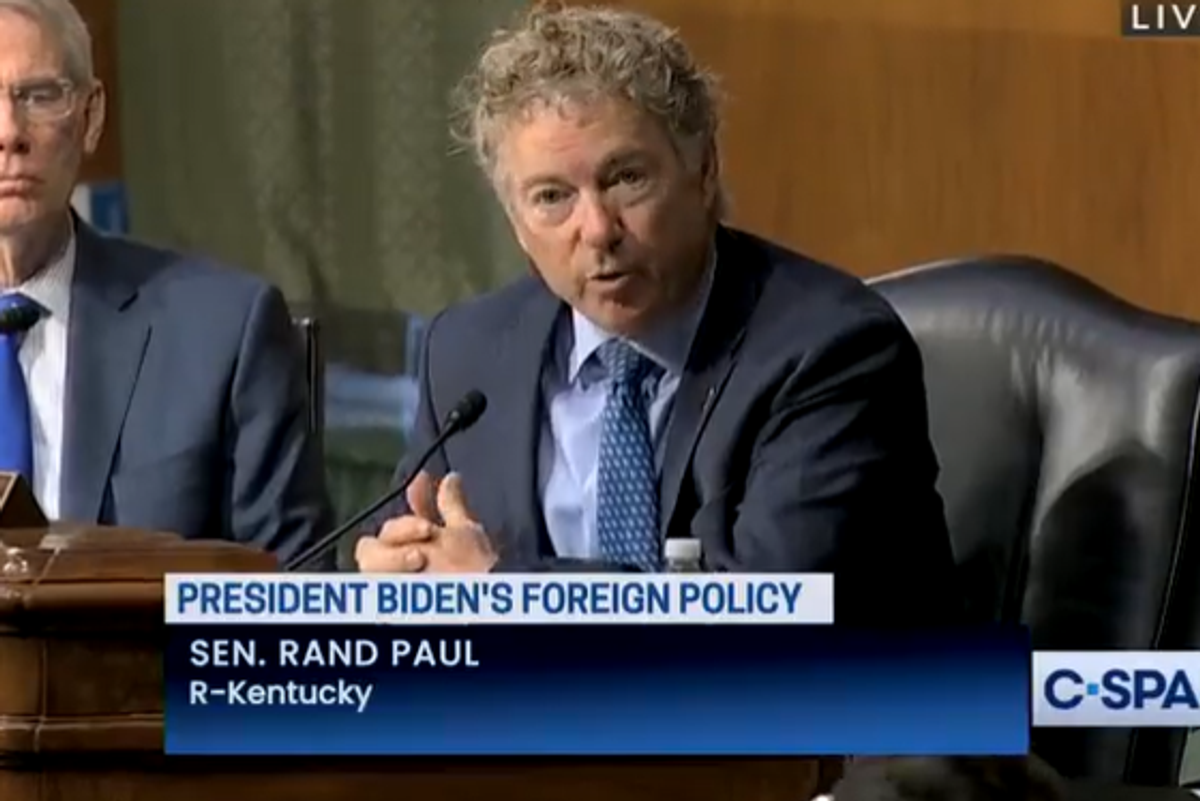 Rand Paul Has Thoughts On Russia, Ukraine, NATO. They Are Pretty Much Putin's Thoughts.