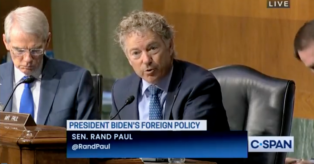 Rand Paul Slammed After Defending Russia's Invasion Of Ukraine Since It Was 'Part Of The Soviet Union'